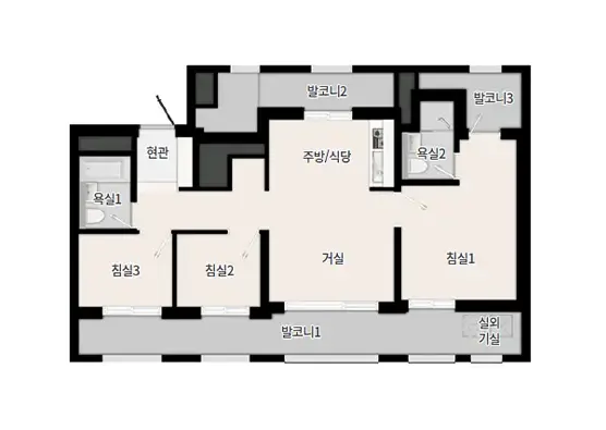 은화삼지구 푸르지오 84타입